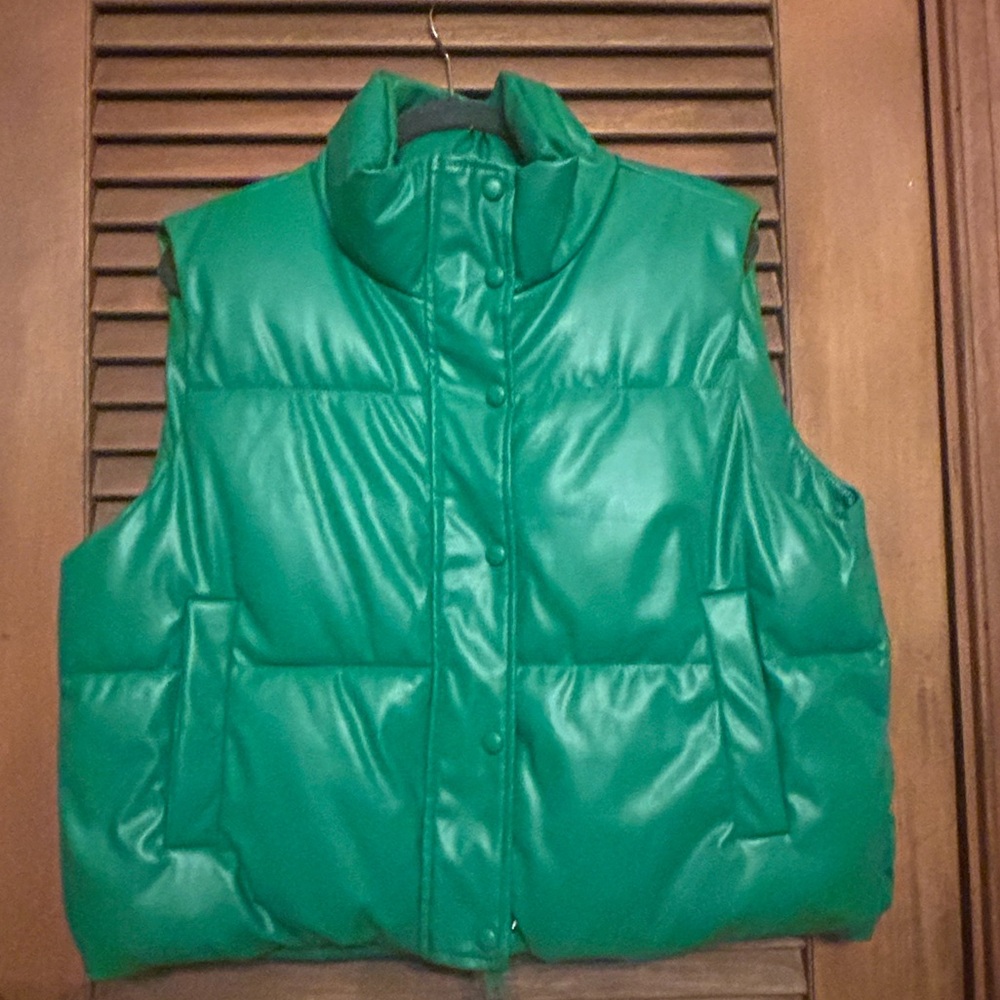 Green Puffer Vest